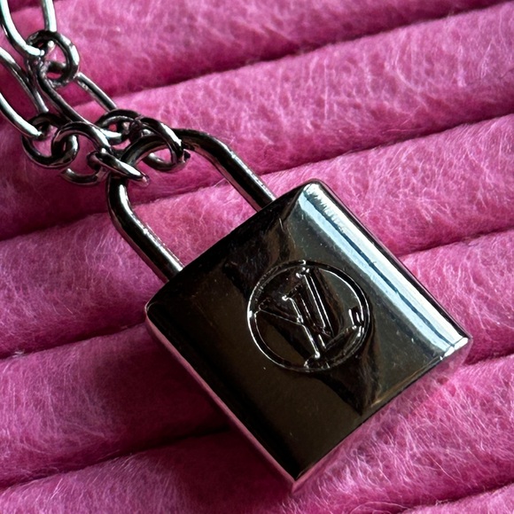 LV Mini Lock on Necklace - Picture 5 of 5